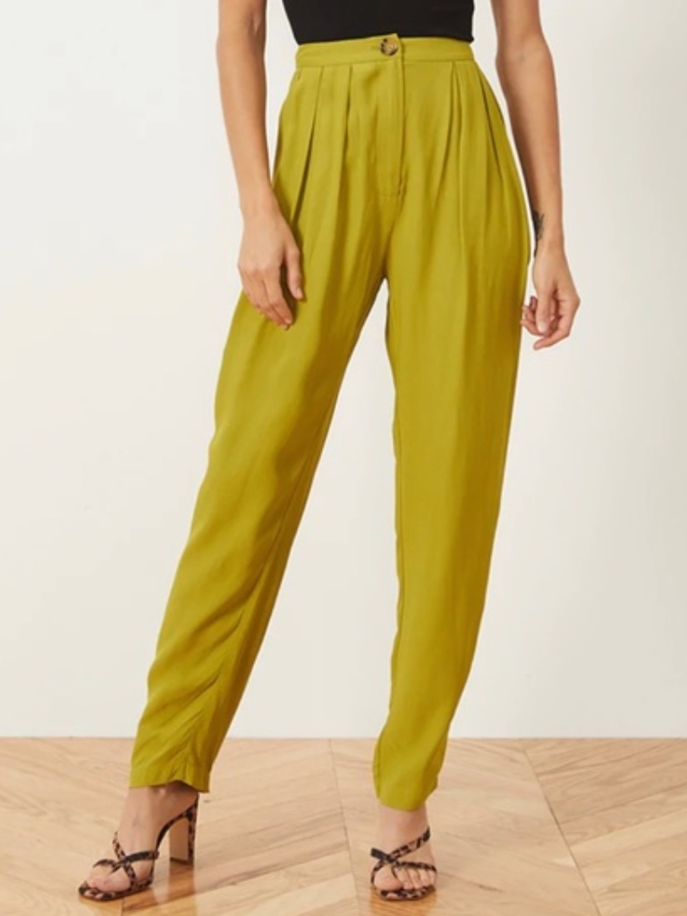 LPA Kameron Pant in Kermit Green